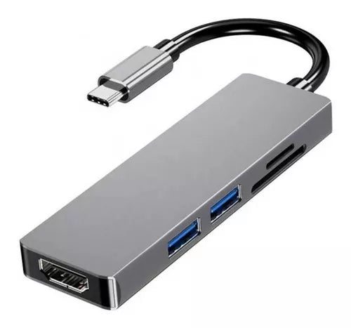 Hub Adaptador USB-C 6 En 1