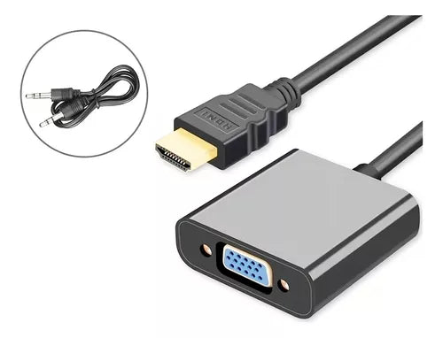 Cable Convertidor HDMI a VGA Audio 3.5